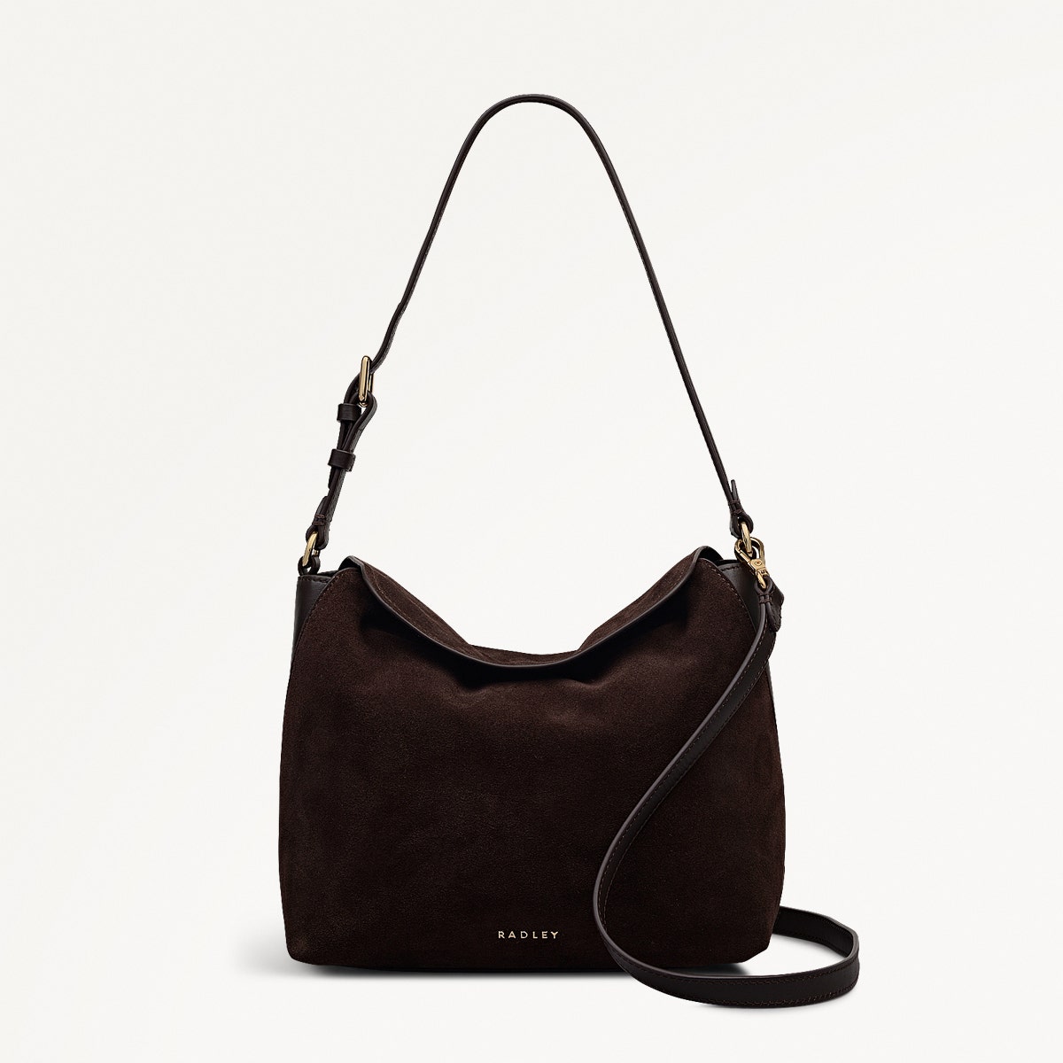 City Road - Suede Medium Flapover Grab Bag - OHE22703