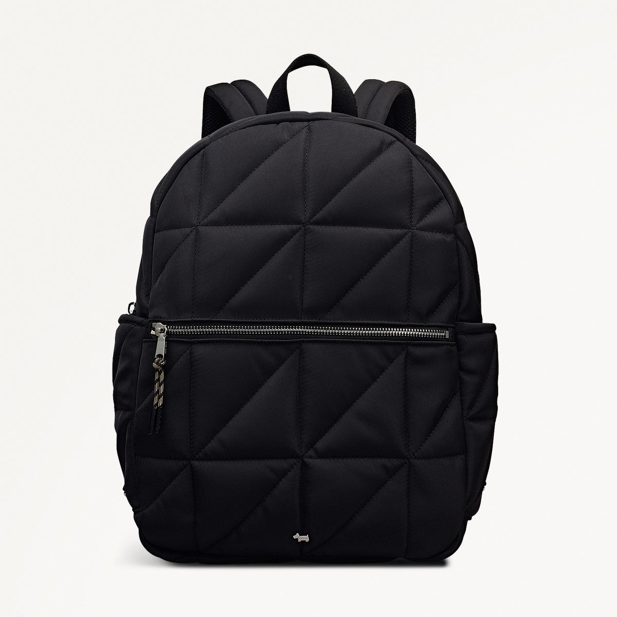 Danesfield Mews Fabric Large Ziptop Backpack in Black - 112421