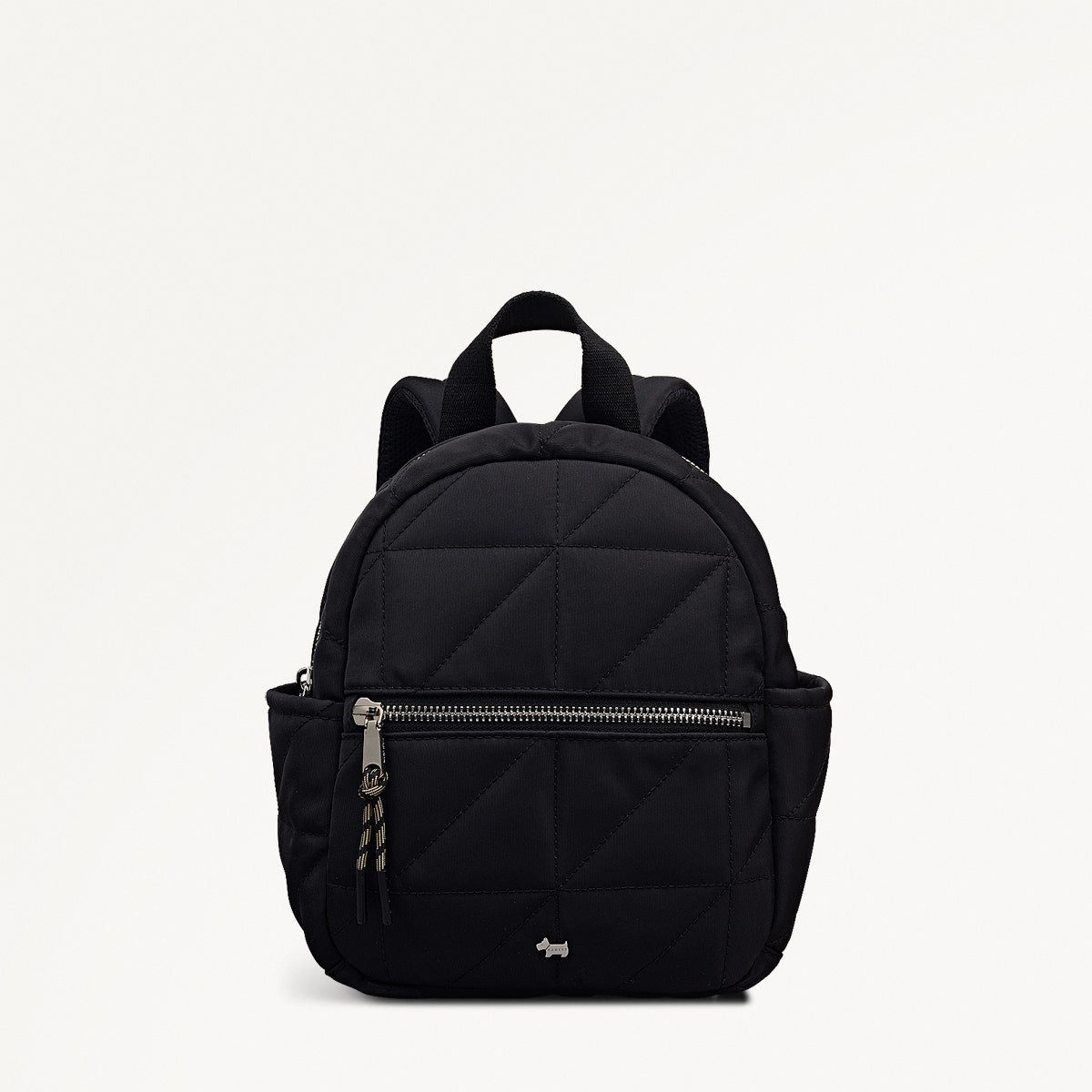 Danesfield Mews Fabric Mini Ziptop Backpack in Black - 112424