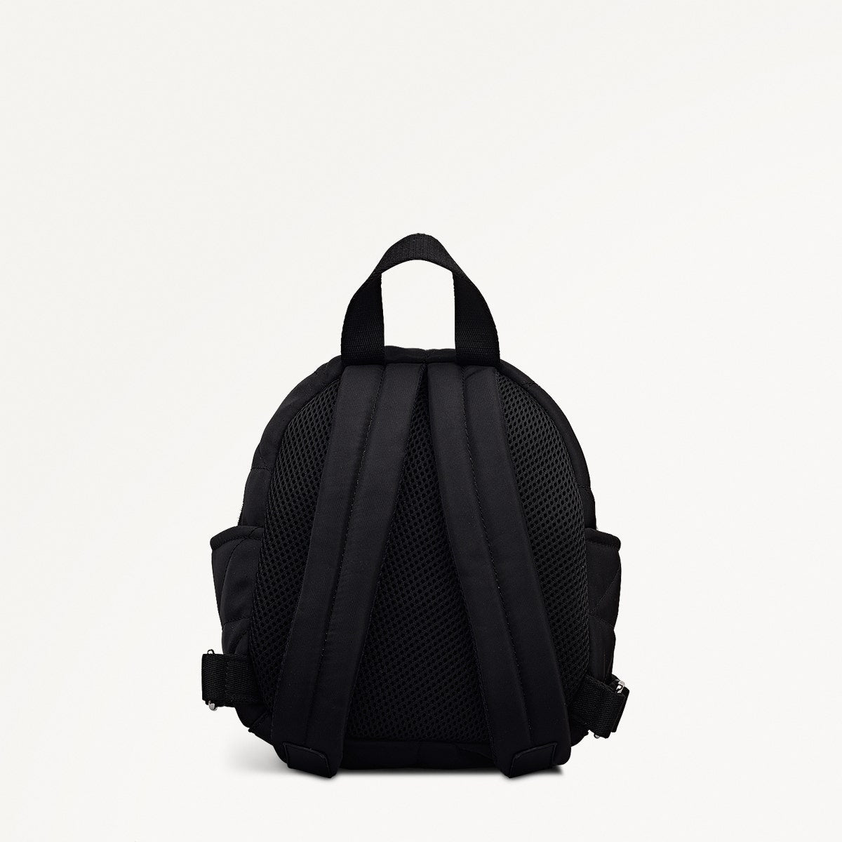 Danesfield Mews Fabric Mini Ziptop Backpack in Black - 112424