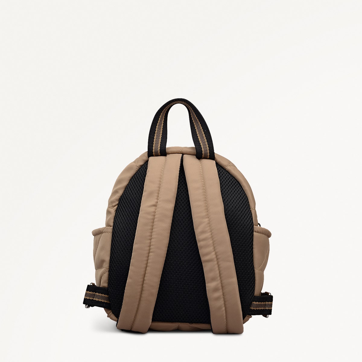 Danesfield Mews Fabric Mini Ziptop Backpack in Stone - 112428