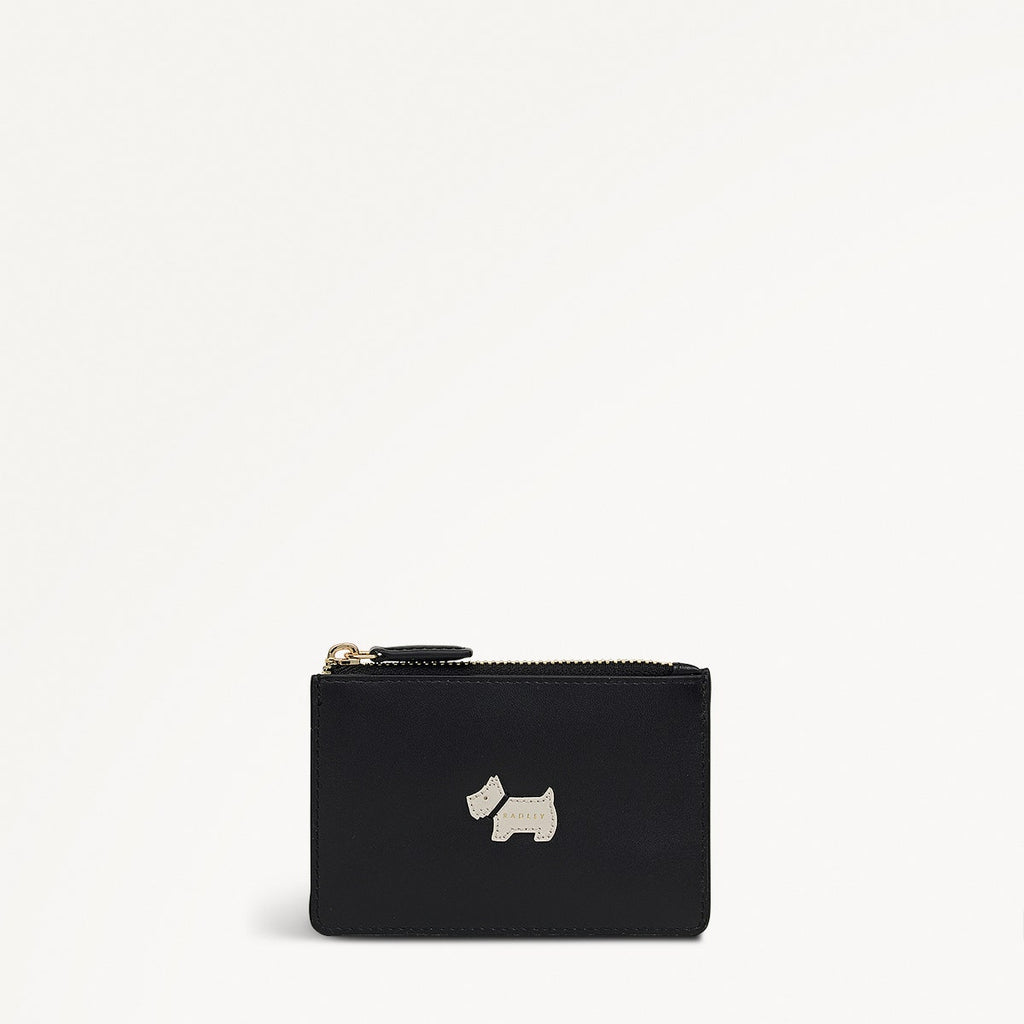 Heritage Radley - Protect Leather Small Ziptop Coin Purse in Black - 112434