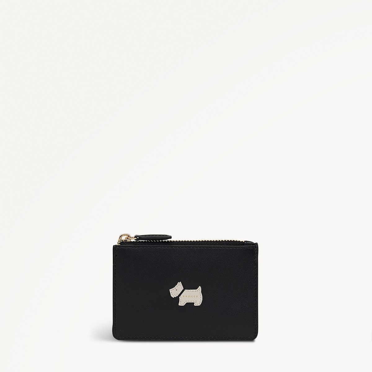Heritage Radley - Protect Leather Small Ziptop Coin Purse in Black - 112434