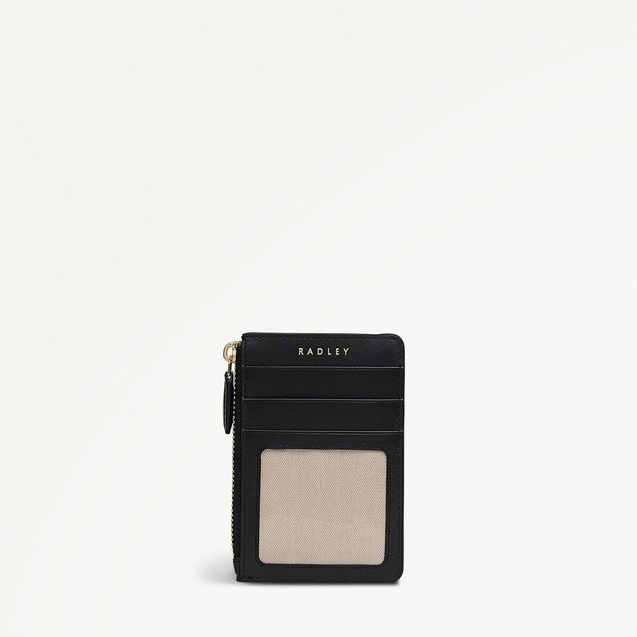 Heritage Radley - Protect Leather Small Ziptop Coin Purse in Black - 112434