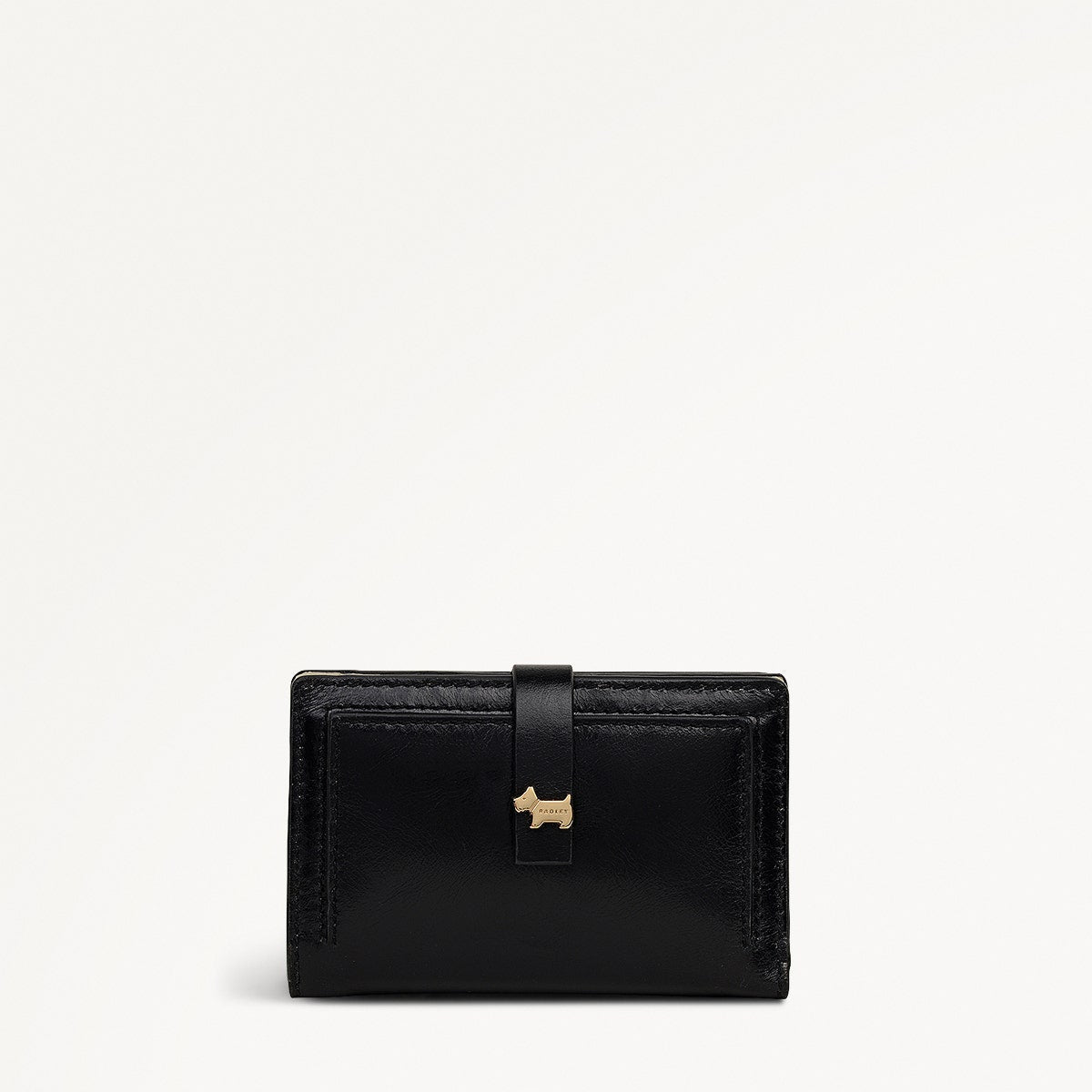 Newick Road Leather Medium Bifold Wallet in Black - 112435