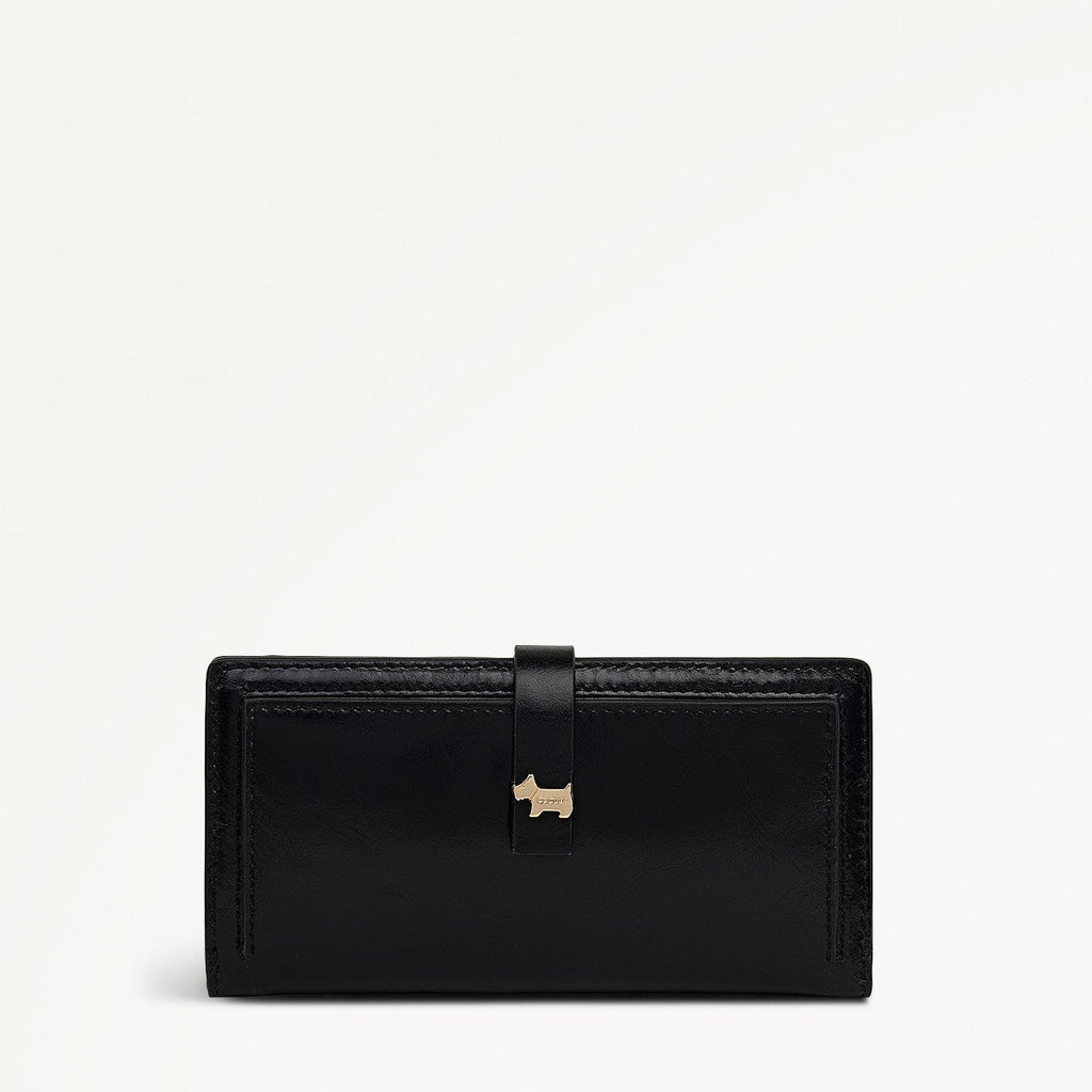 Newick Road Leather Large Bifold Wallet in Black - 112437