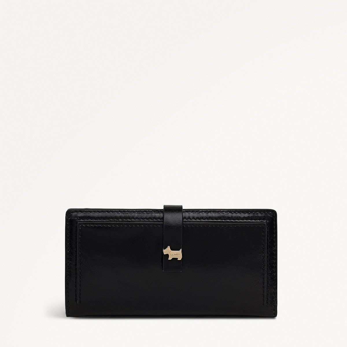 Newick Road Leather Large Bifold Wallet in Black - 112437