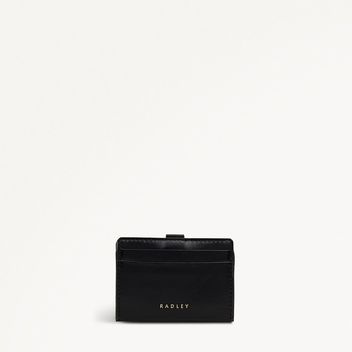 Newick Road Leather Small Card Holder in Black - 112439
