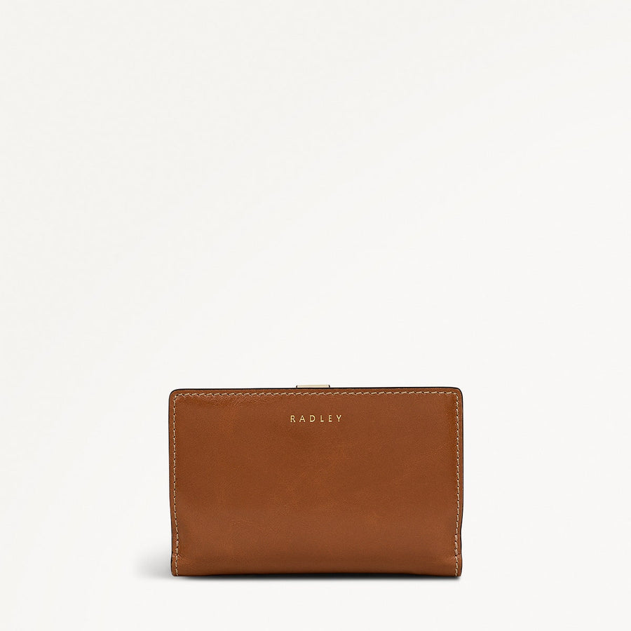 Newick Road Leather Medium Bifold Wallet in Toffee - 112441