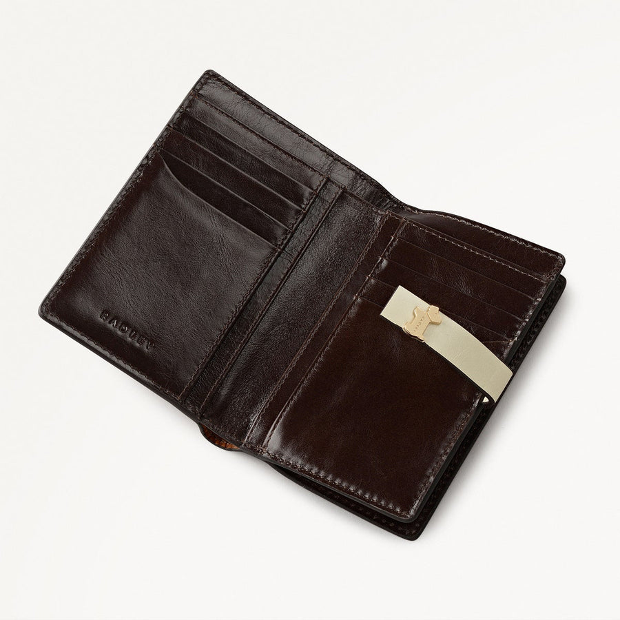 Newick Road Leather Medium Bifold Wallet in Toffee - 112441