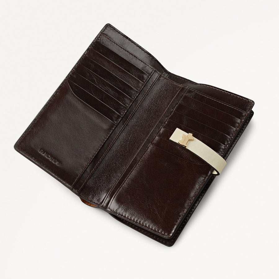 Newick Road Leather Large Bifold Wallet in Toffee - 112442