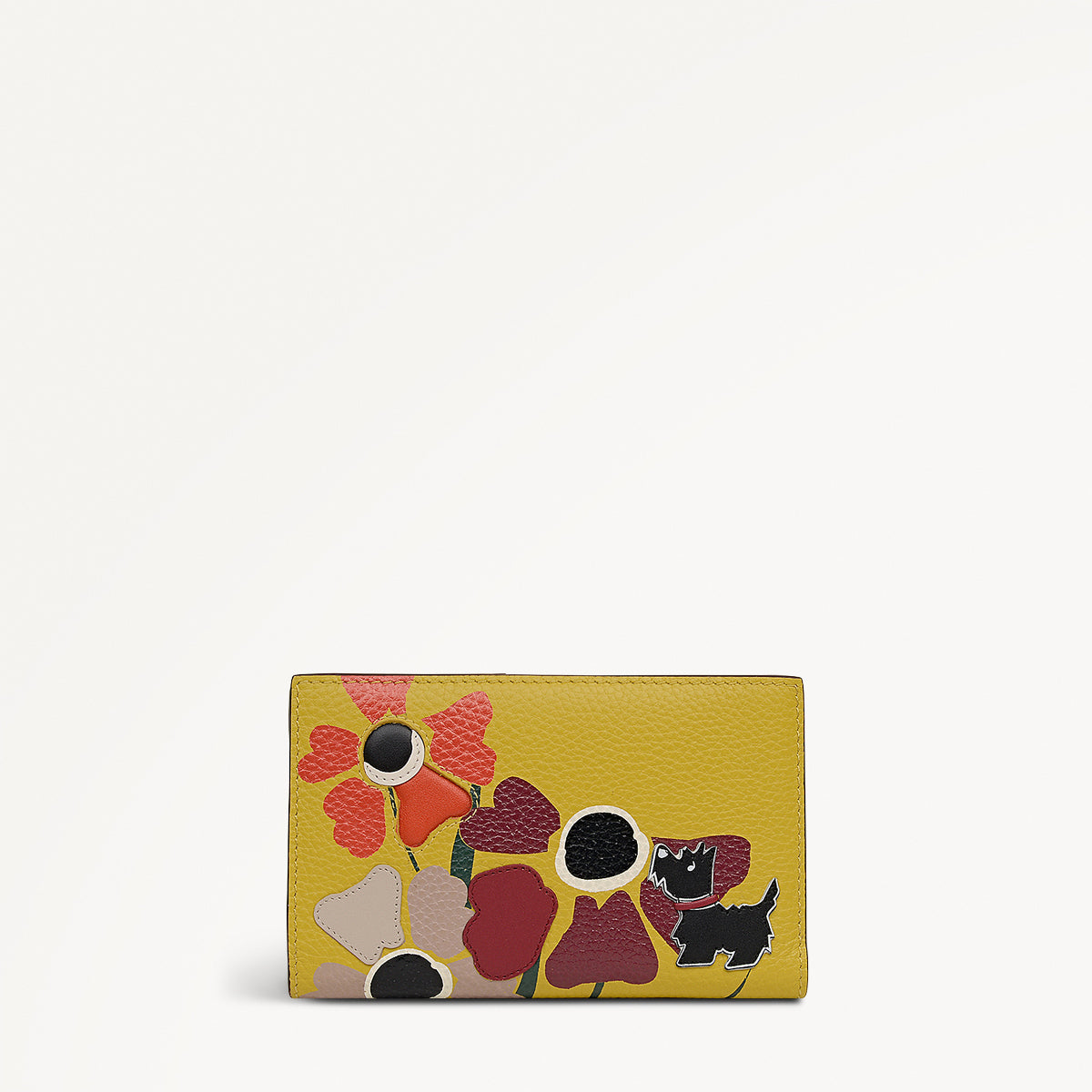 Floribunda Leather Medium Bifold Wallet in Ochre - 112448