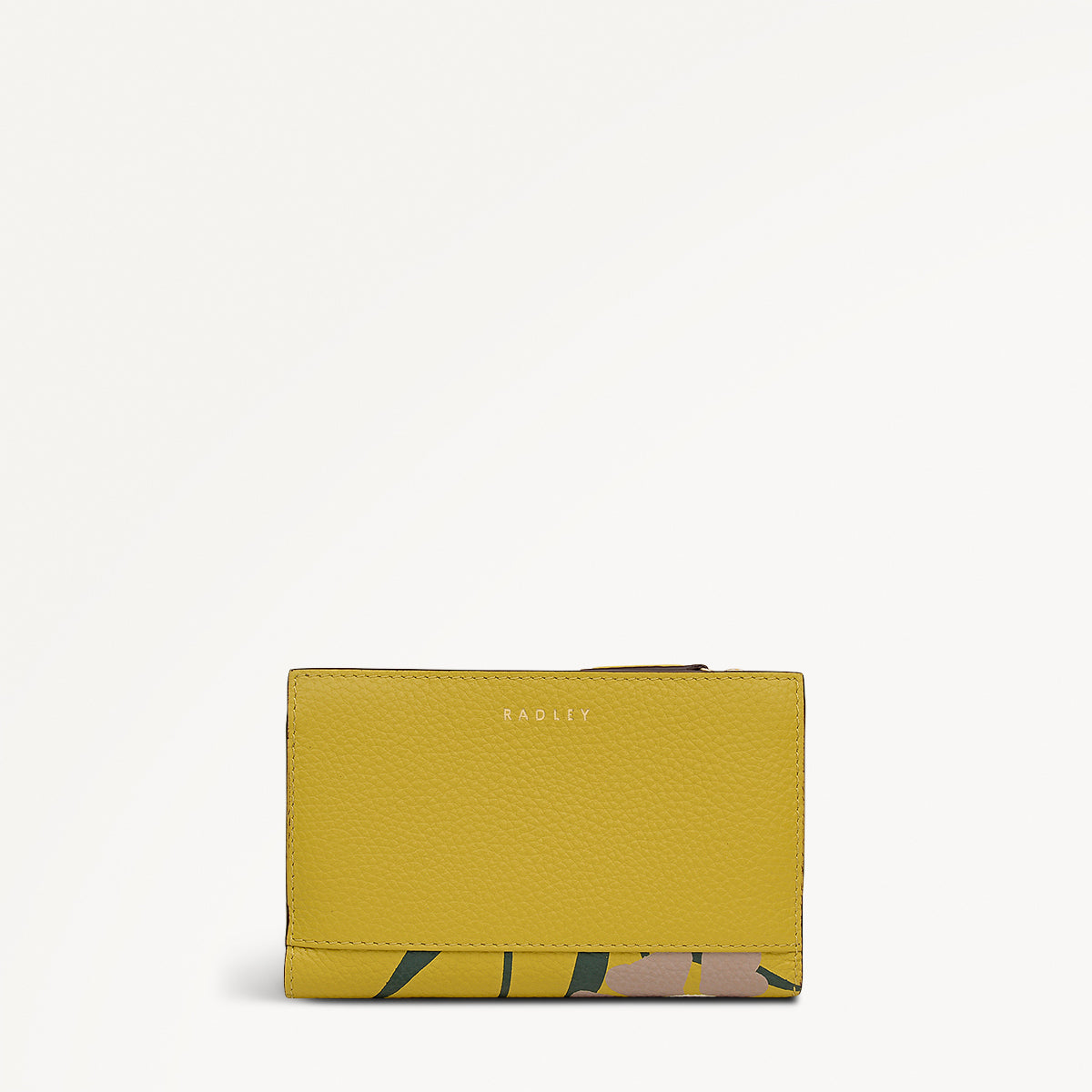 Floribunda Leather Medium Bifold Wallet in Ochre - 112448