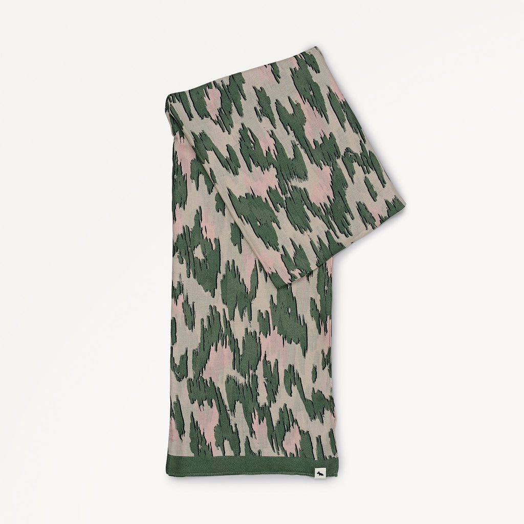 Leopard Fabric Scarf in Porcini - 112489