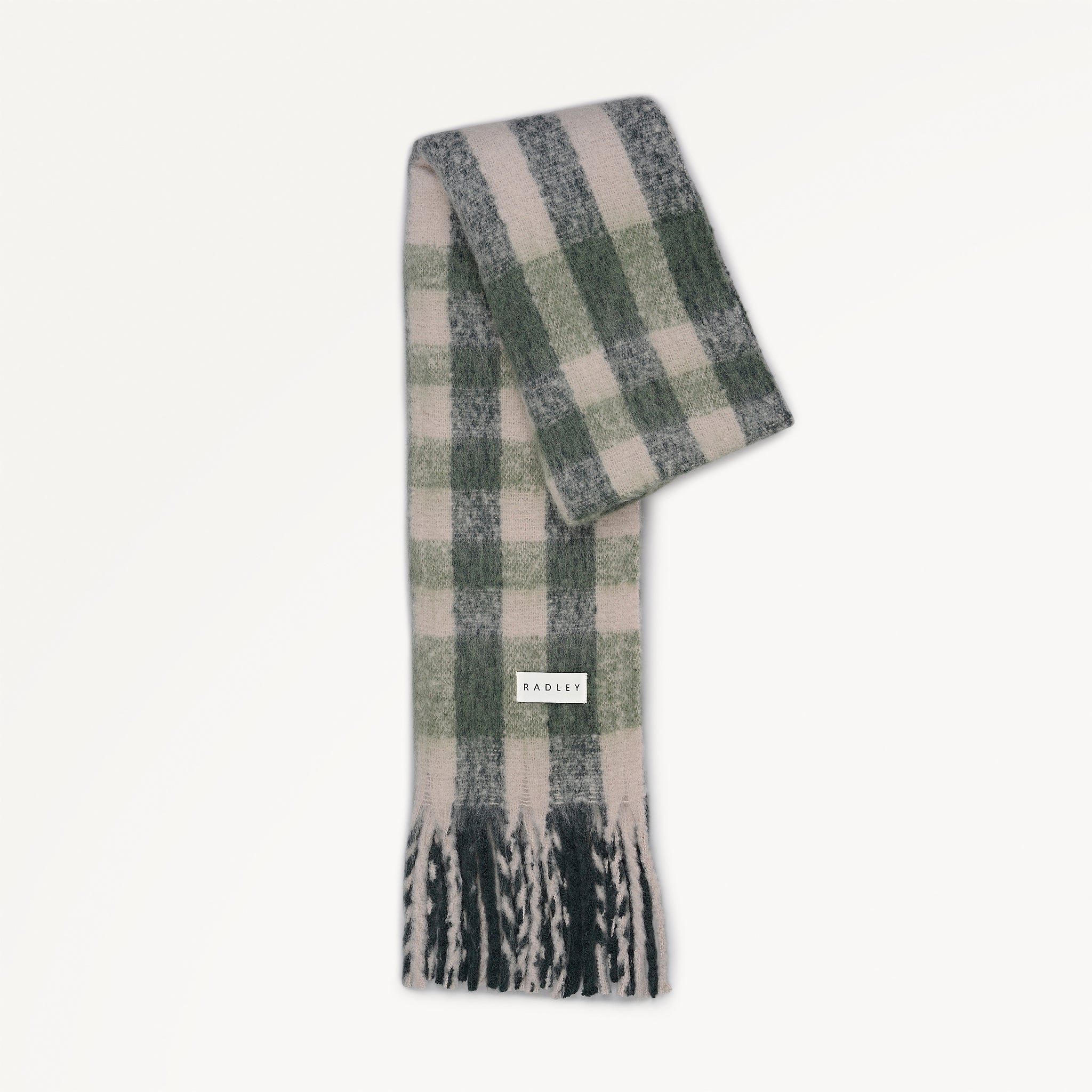 25AW MHL. CHUNKY WOOL CHECK SCARF マフラー MARGARET HOWELL