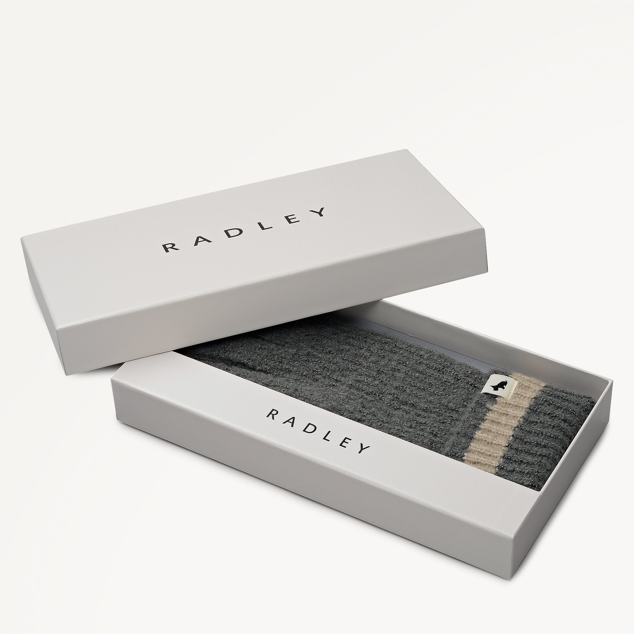 Knitters Lane Fabric Knitted Glove in Dark Grey - 112503