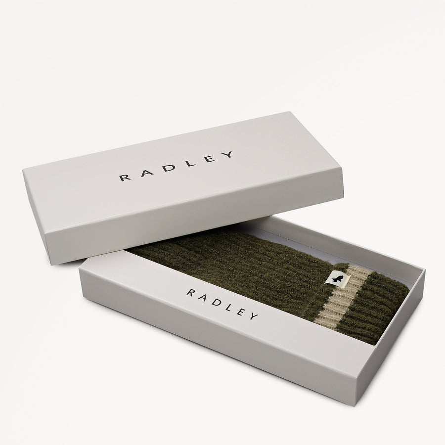 Knitters Lane Fabric Knitted Glove in Pine Needle - 112509