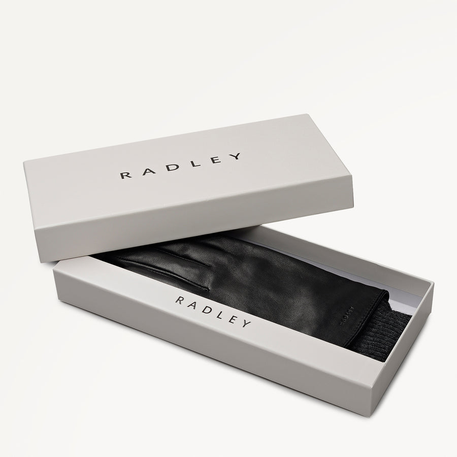 Finlay Street Leather Gloves Black - 112511