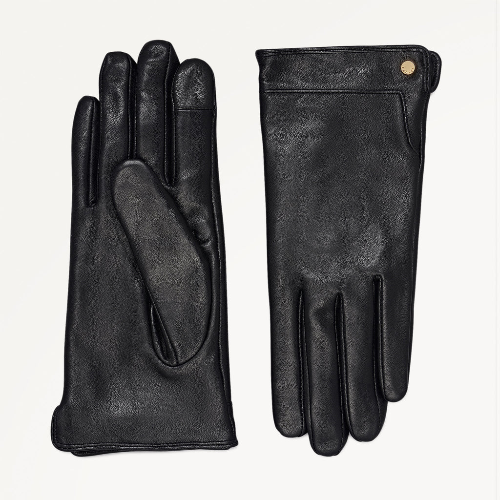 Glovers Lane Leather Gloves Black - 112512