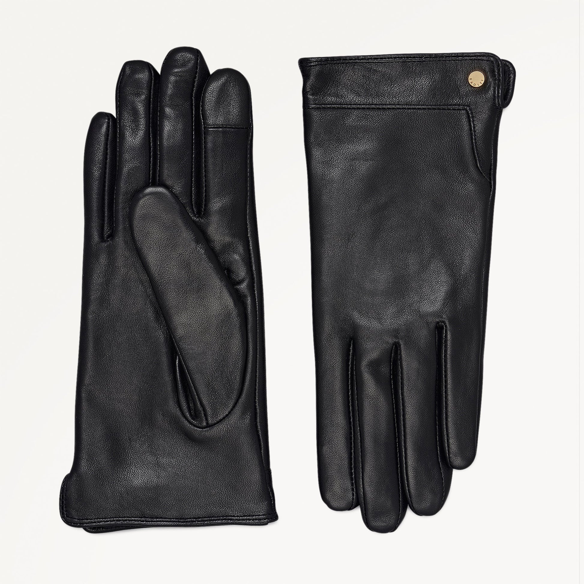 Glovers Lane Leather Gloves Black - 112512