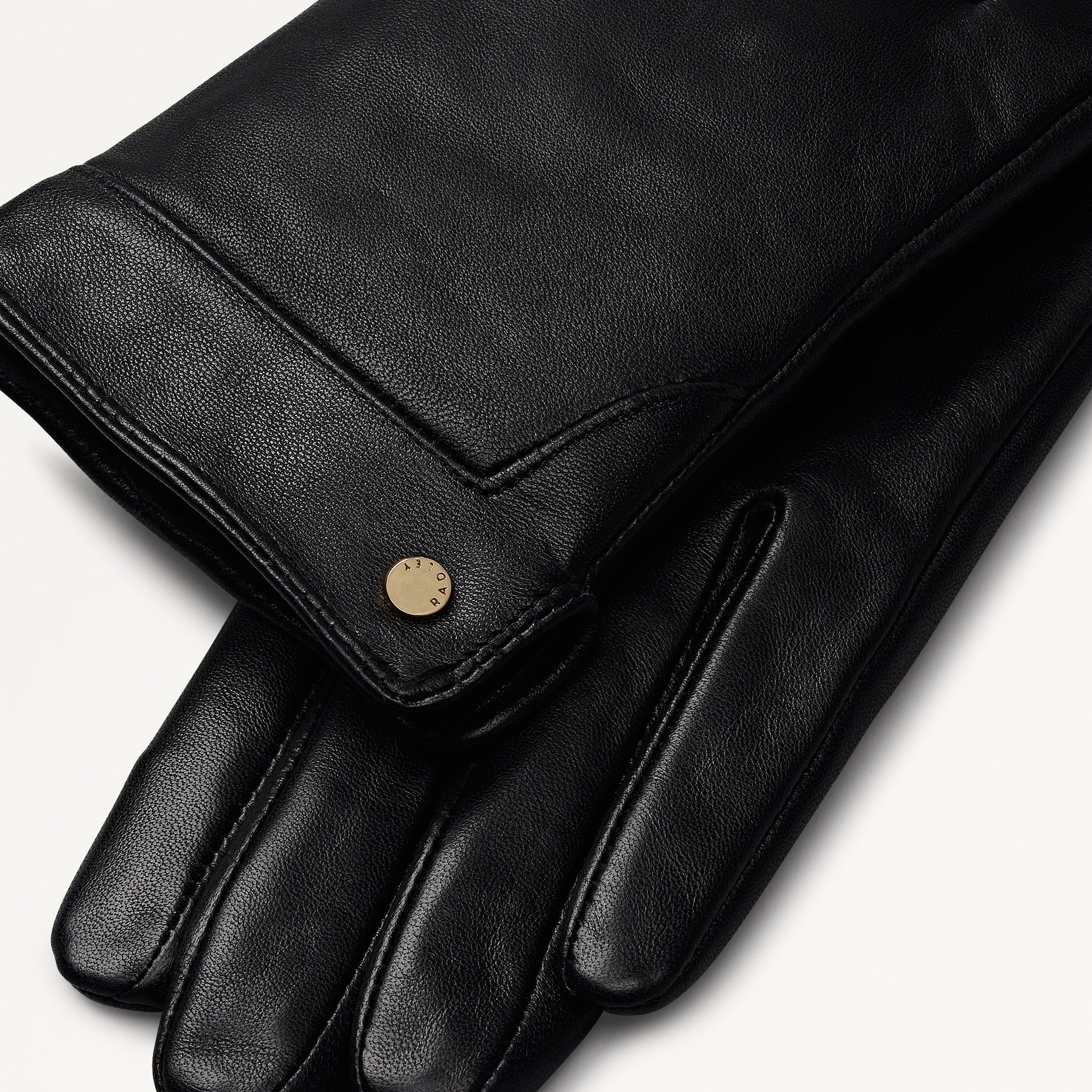 Glovers Lane Leather Gloves in Black - 112512