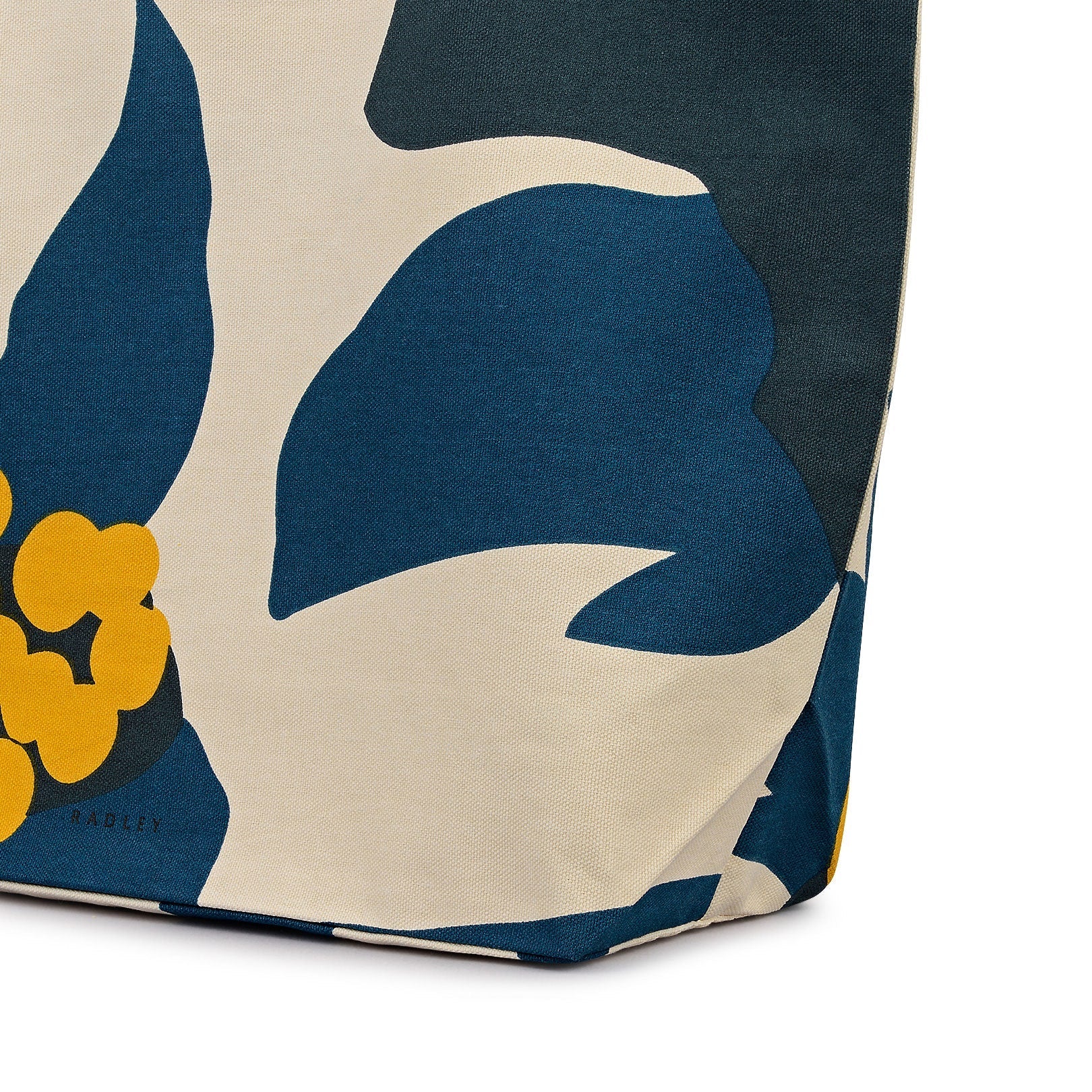 Perfect Poppies Fabric Large Ziptop Tote in Pine Needle - 112522