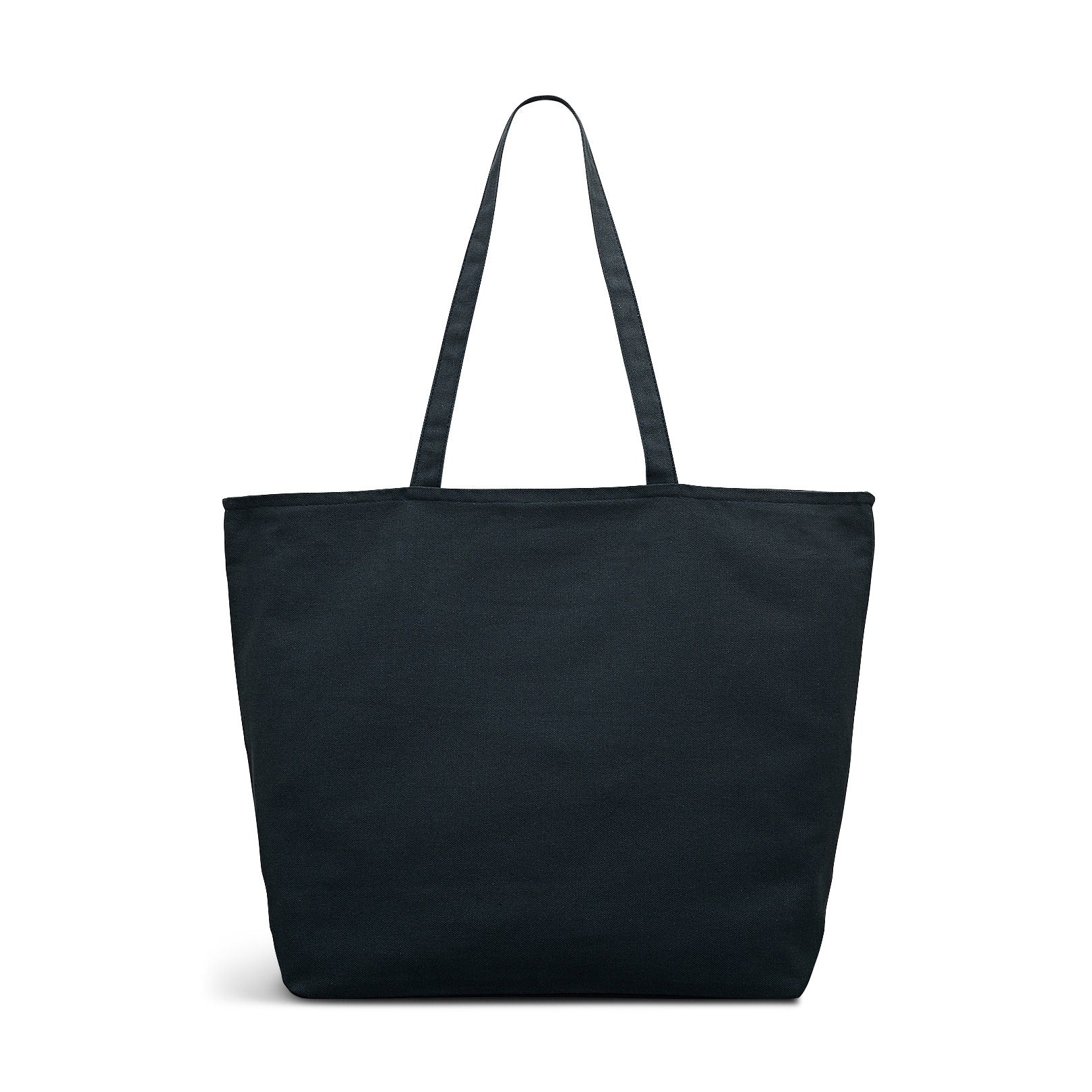 Floribunda Fabric Large Ziptop Tote in Teal - 112523