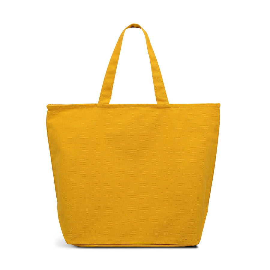 Floribunda Fabric Small Ziptop Crook in Ochre - 112524