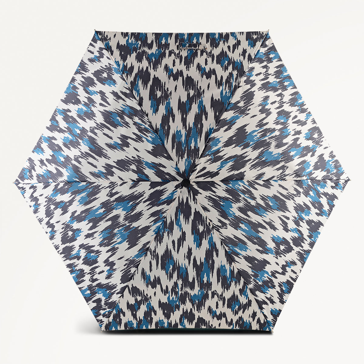 Abstract Animal Fabric Superlite Responsible Umbrella in Chalk - 112525