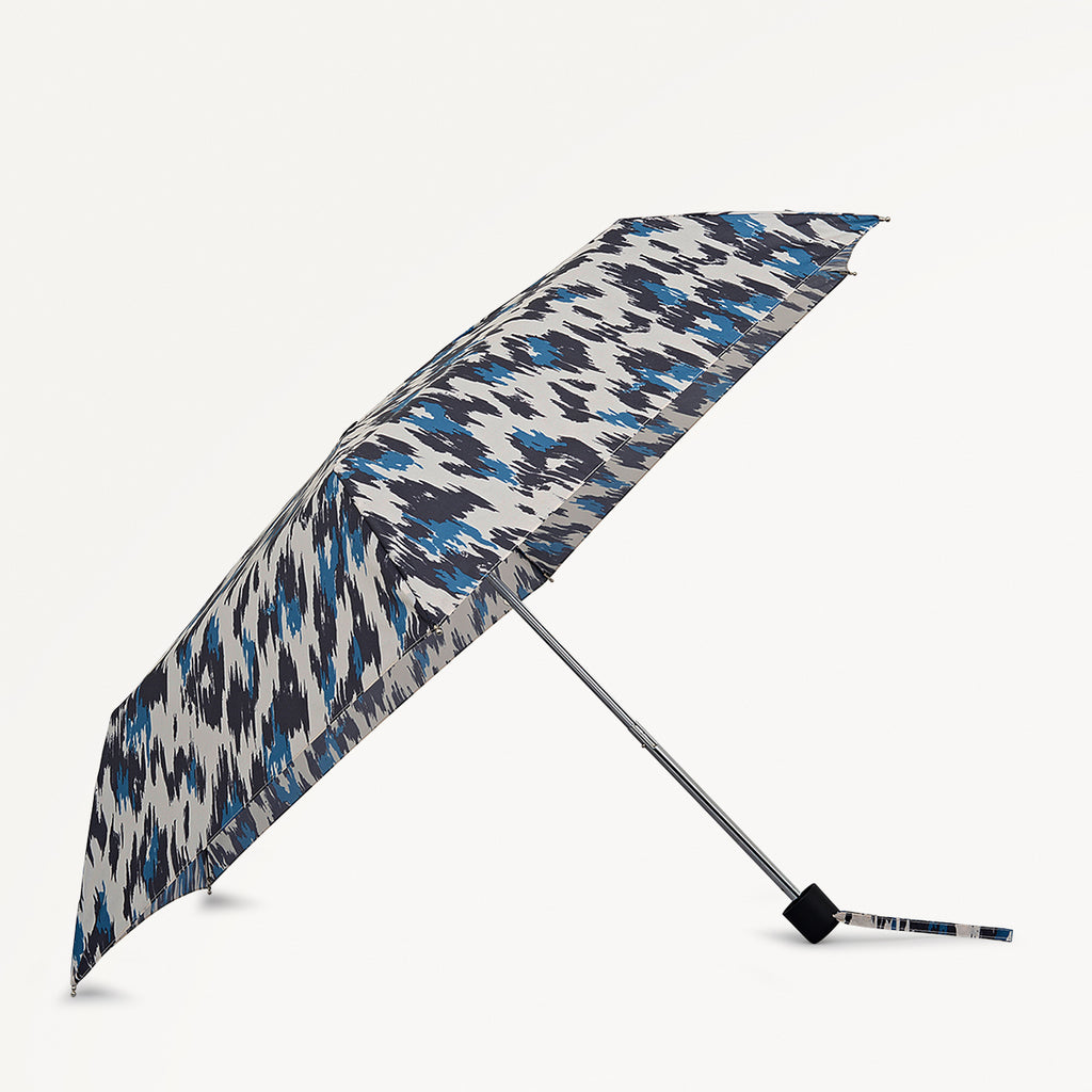Abstract Animal Fabric Superlite Responsible Umbrella in Chalk - 112525