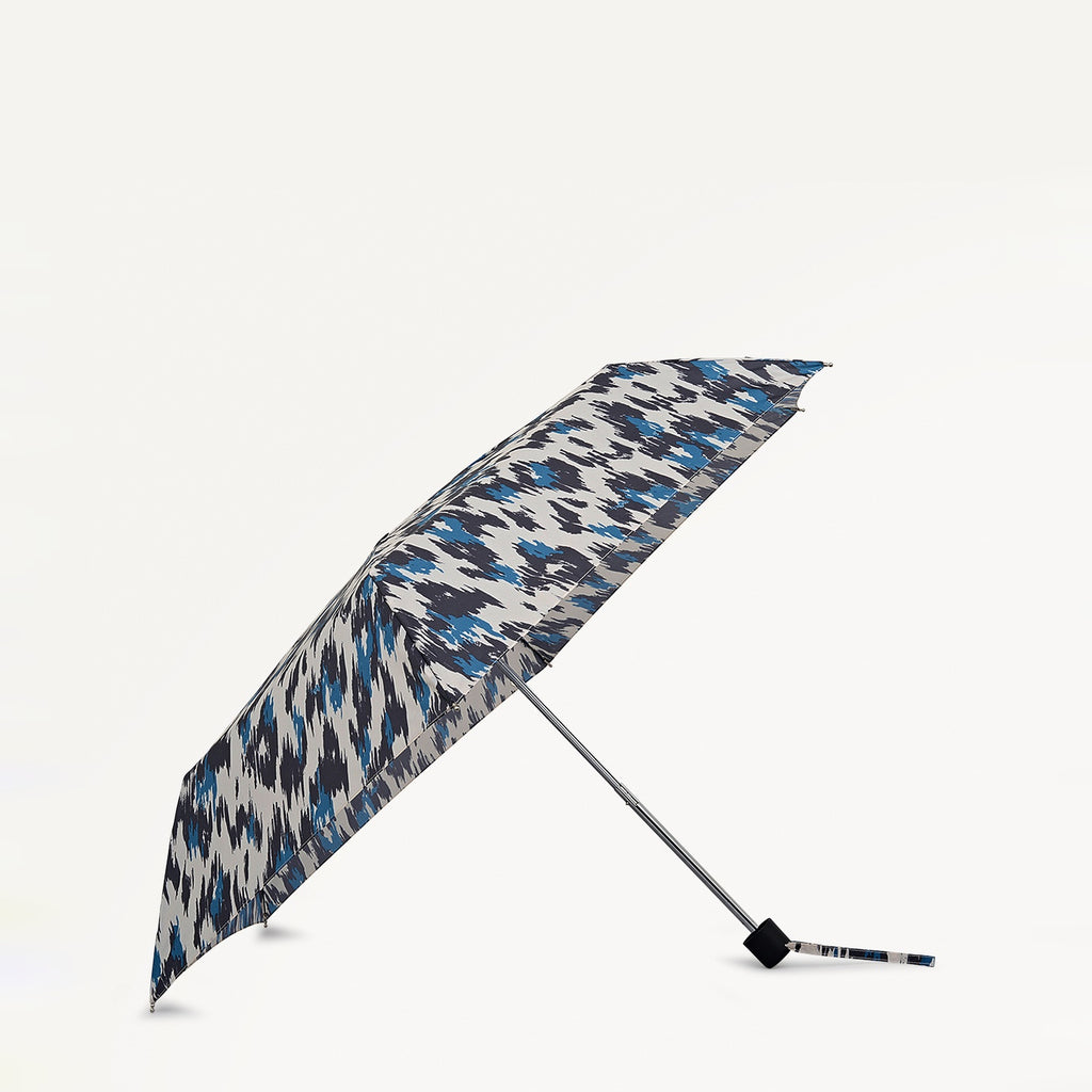 Abstract Animal Fabric Superlite Responsible Umbrella in Chalk - 112525