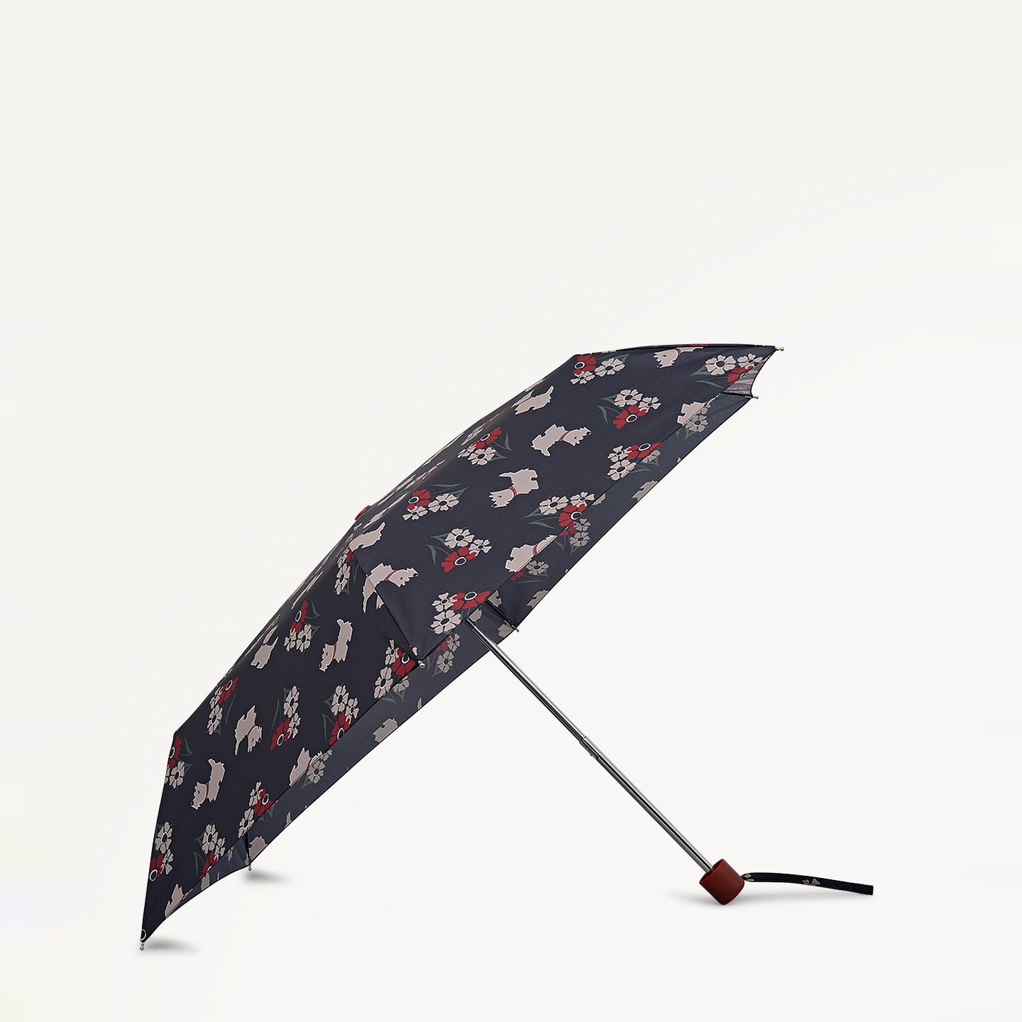 Floribunda Fabric Superlite Responsible Umbrella in Black - 112527