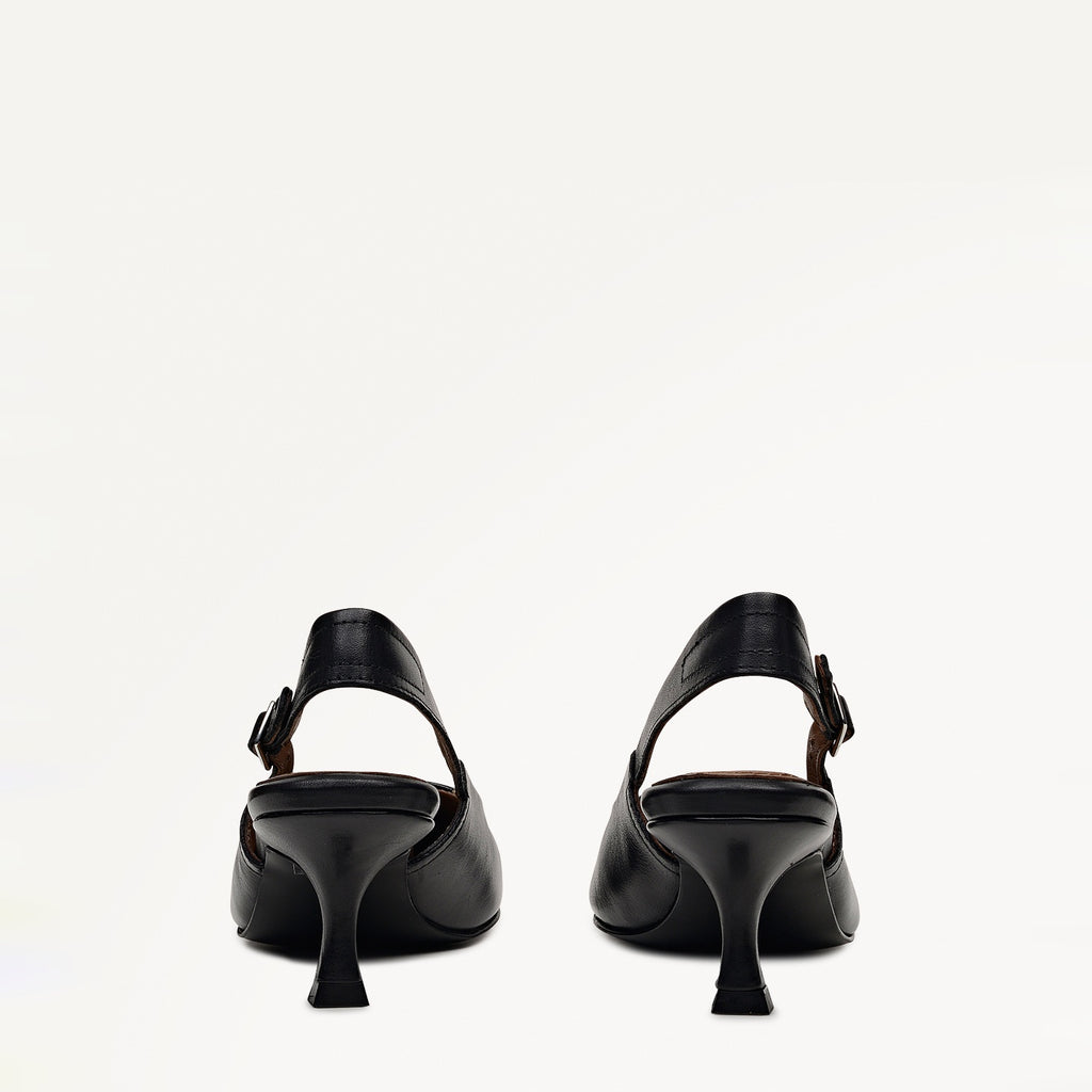 Devonshire Street Point Kitten Slingback Fire Red - 112534