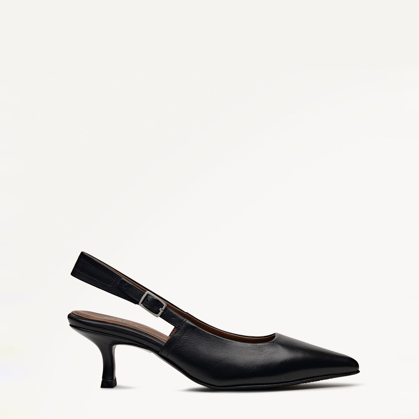Devonshire Street Point Kitten Slingback Fire Red - 112534