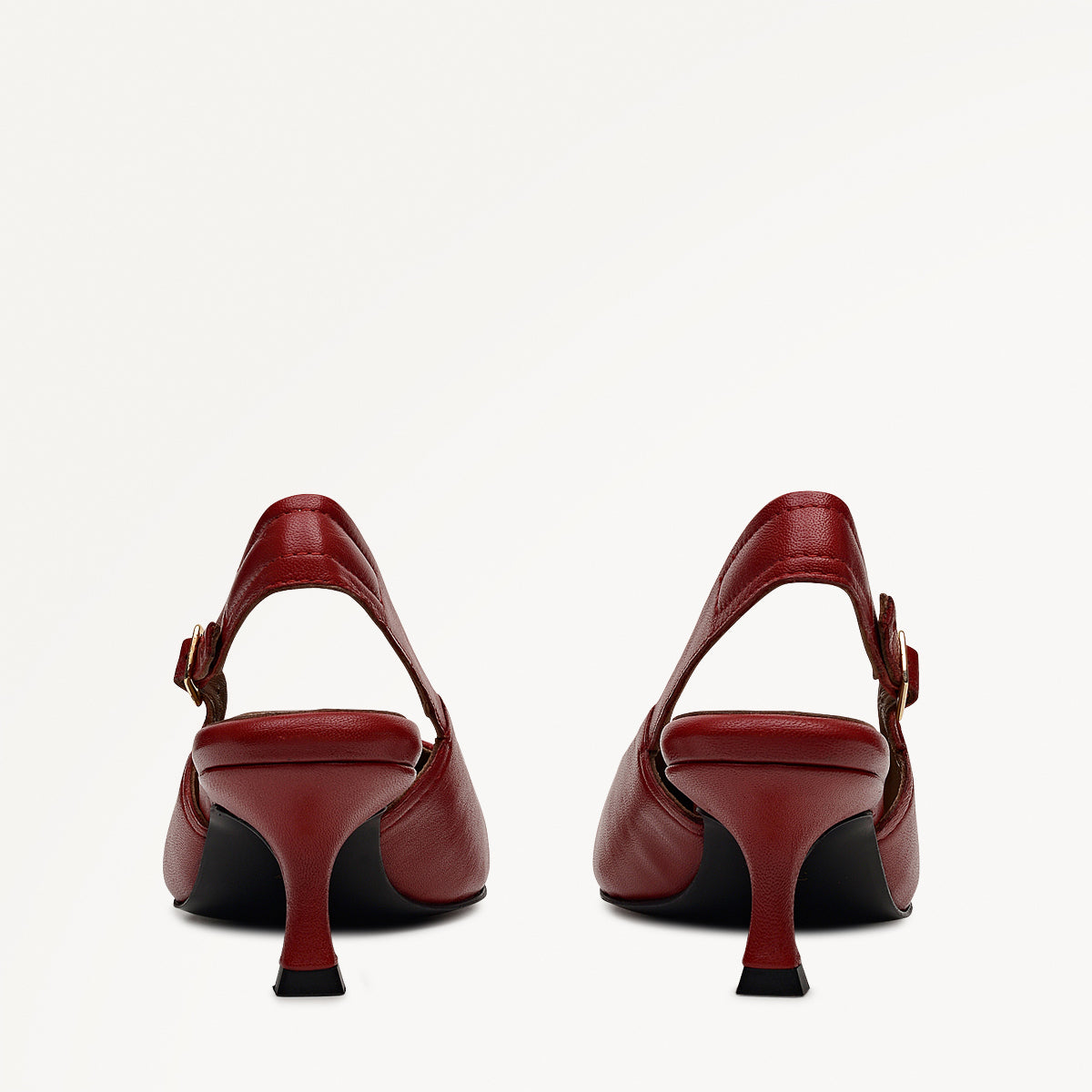 Devonshire Street Point Kitten Slingback Fire Red - 112534