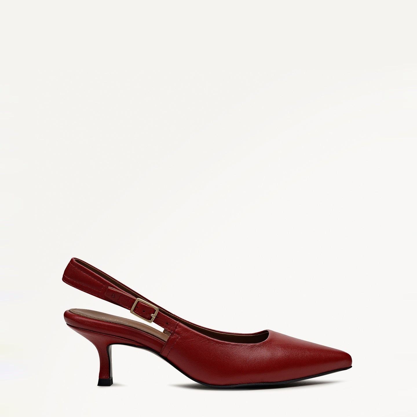 Devonshire Street Point Kitten Slingback Fire Red - 112534