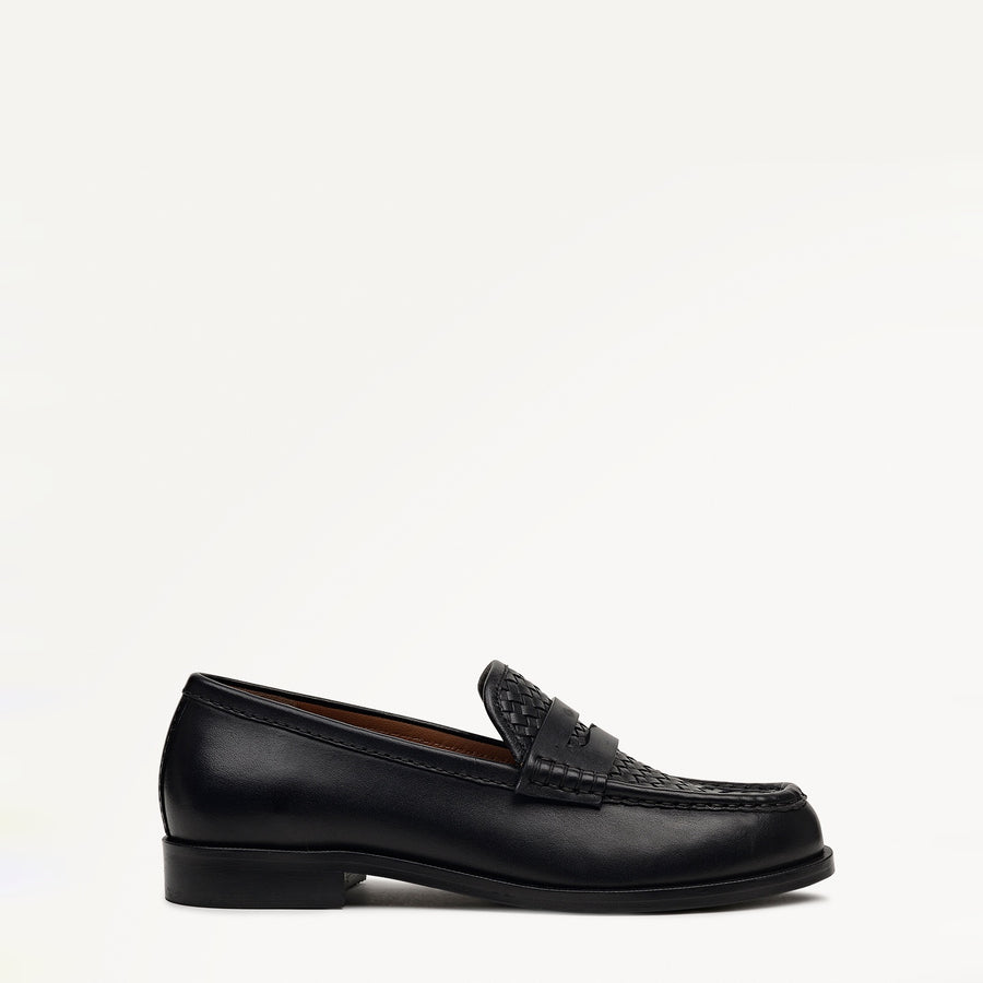 Threadneedle Row Weave Classic Loafer Black - 112535
