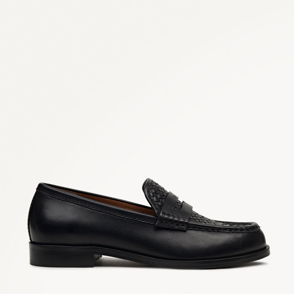 Threadneedle Row Weave Classic Loafer Black - 112535