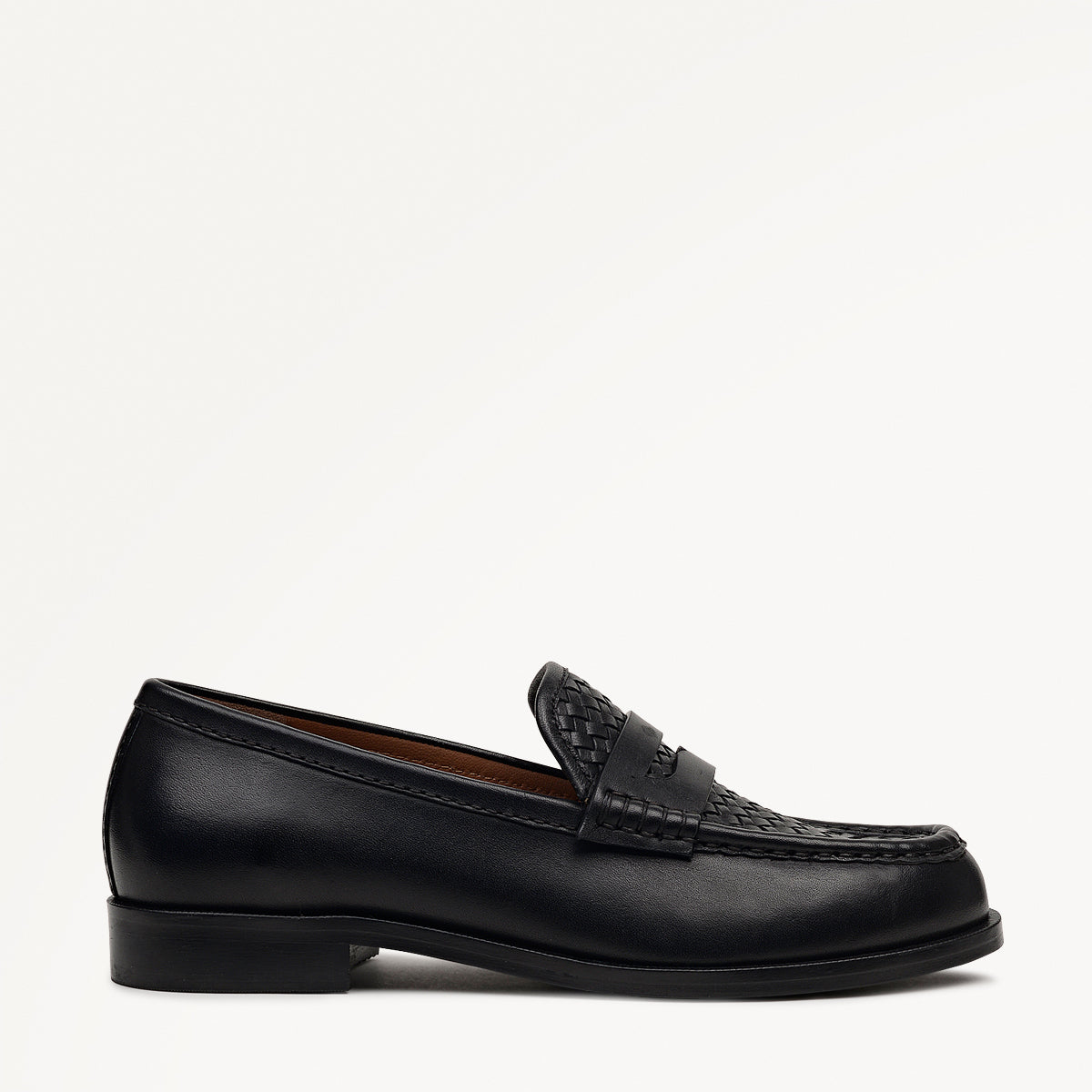Threadneedle Row Weave Classic Loafer Black - 112535