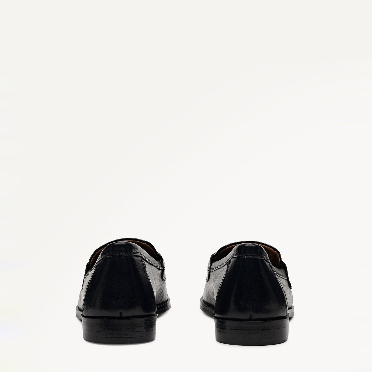 Stockton Row Trim Square Toe Loafer Black - 112537