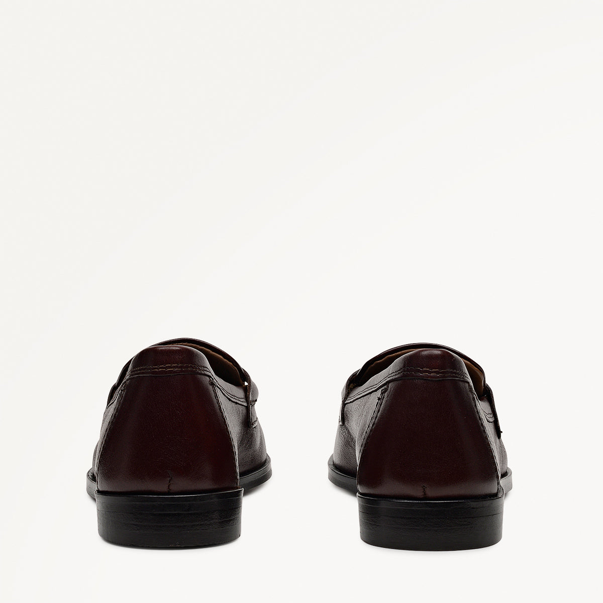 Stockton Row Trim Square Toe Loafer Bordeaux - 112538