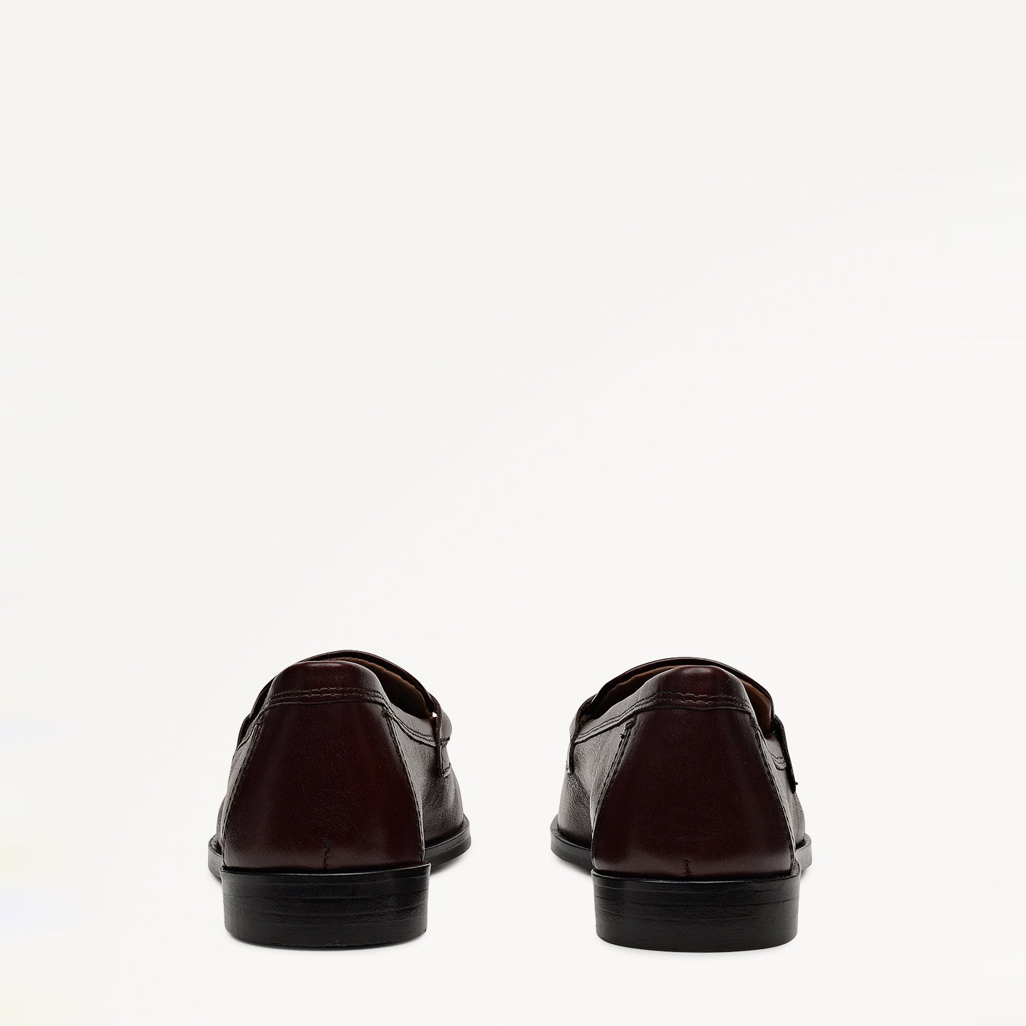 Stockton Row Trim Square Toe Loafer Bordeaux - 112538