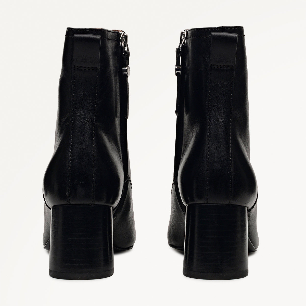 Victoria Gardens Heeled Lace Up Boot Black - 112543