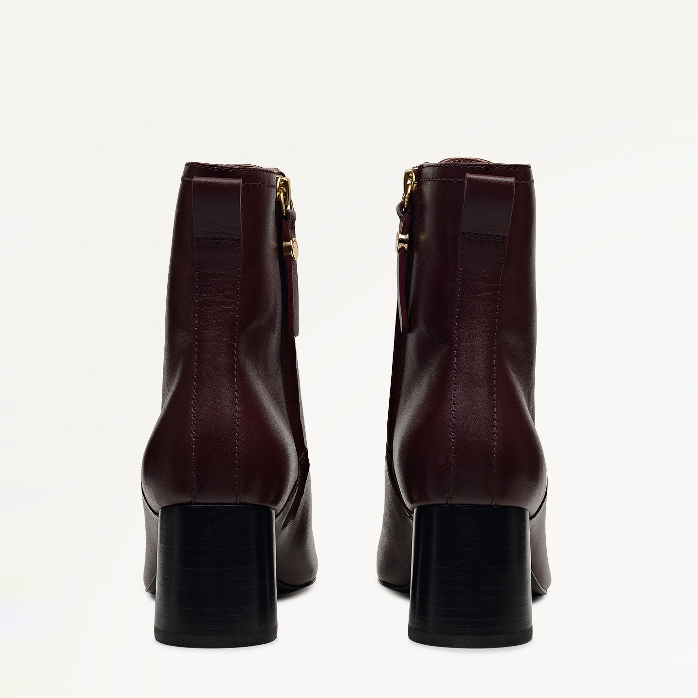 Victoria Gardens Heeled Lace Up Boot Dark Cherry - 112544