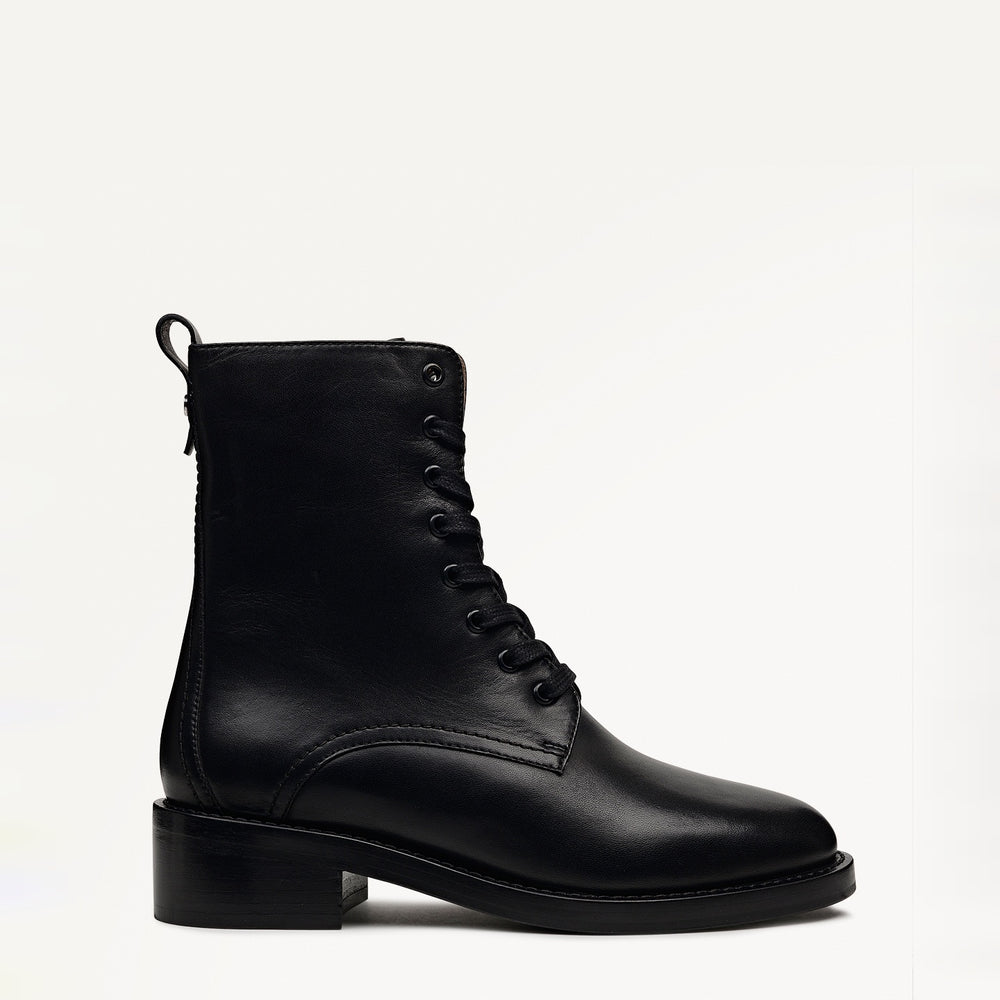 Rotherhithe Street Clean Military Lace Up Boot - RQE11001