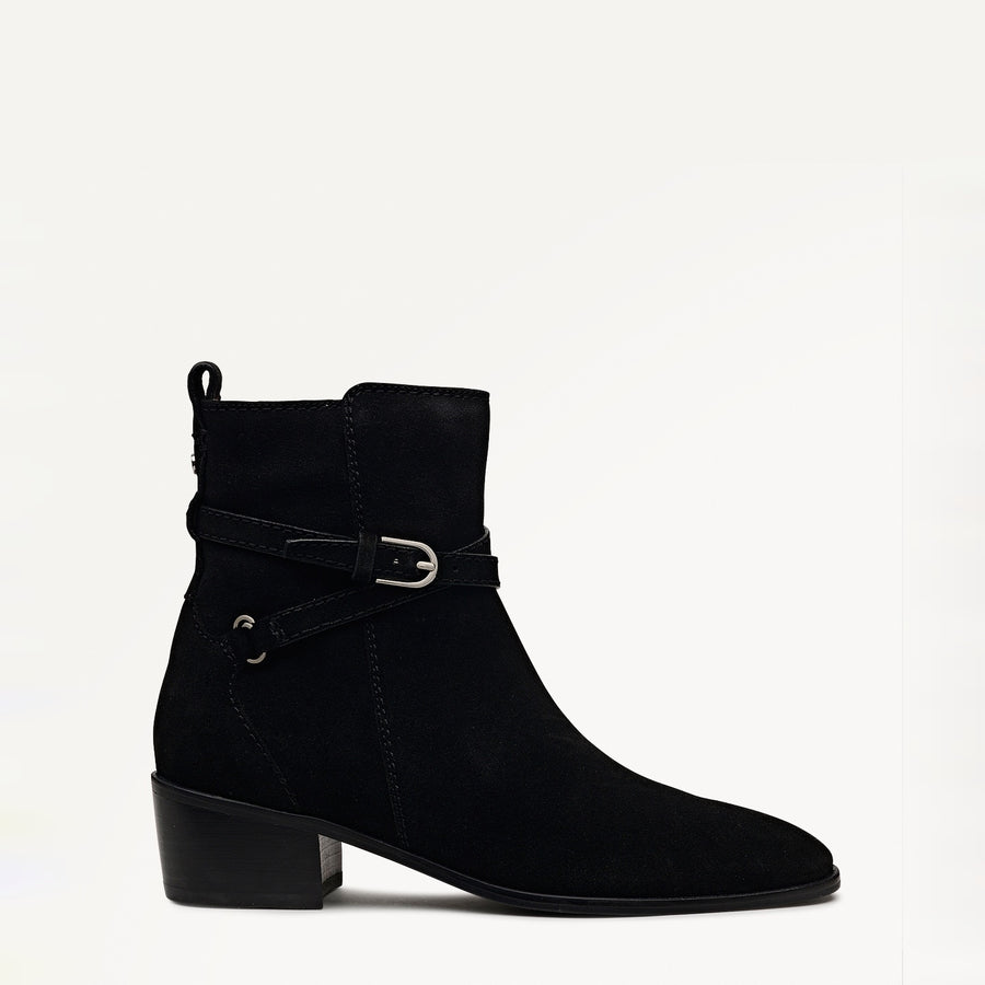 Acorn Walk Trim Jeans Boot Black - 112549