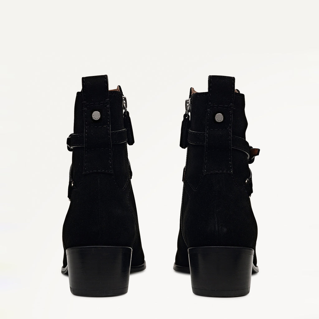 Acorn Walk Trim Jeans Boot Black - 112549