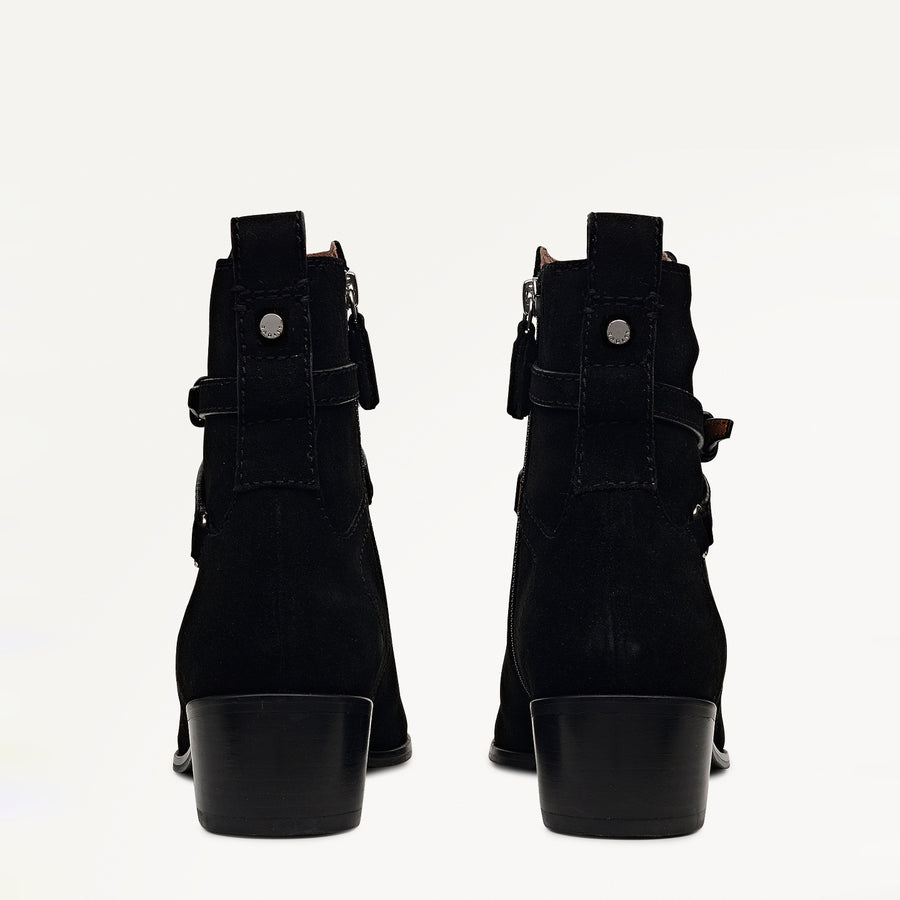 Acorn Walk Trim Jeans Boot Black - 112549