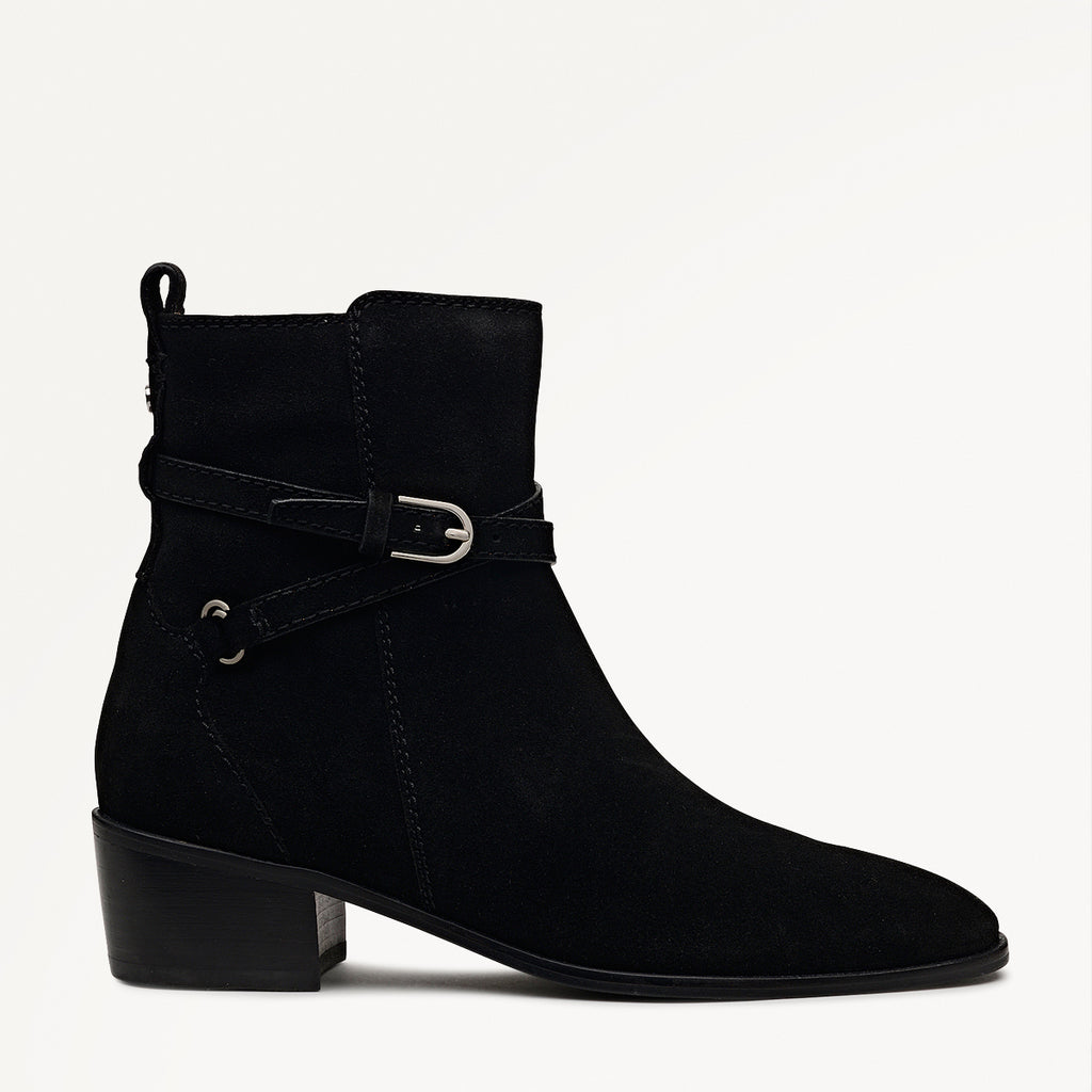 Acorn Walk Trim Jeans Boot Black - 112549