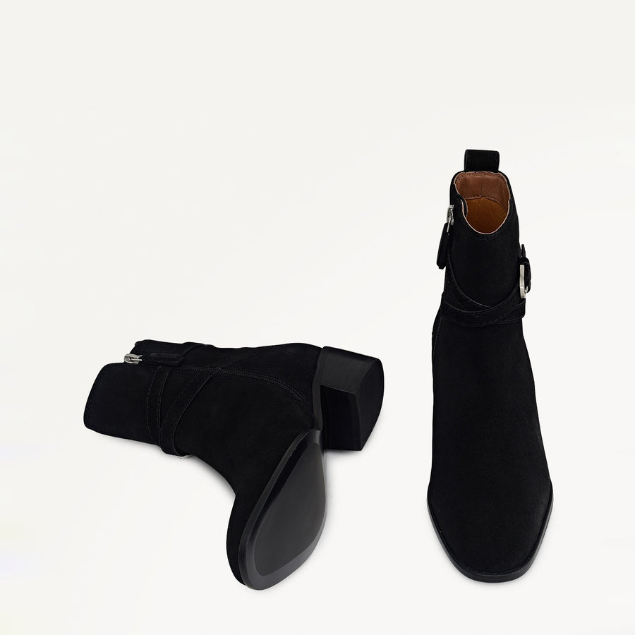 Acorn Walk Trim Jeans Boot Black - 112549